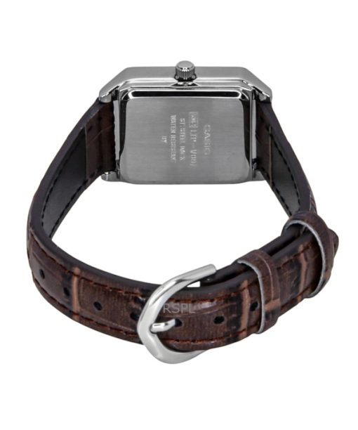 Casio Standard Analog Leather Strap Ivory Dial Quartz LTP-V007L-9E Women's Watch