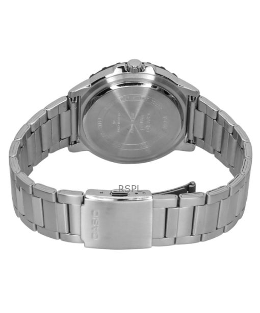 Casio Standard Analog Stainless Steel Aqua Blue Dial Quartz MTD-125D-2A3V 100M Men's Watch