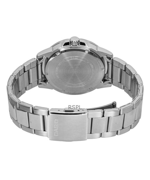Casio Standard Analog Stainless Steel Black Dial Quartz MTD-140D-1AV 100M Men's Watch