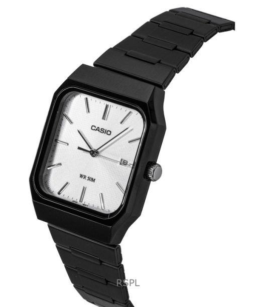Casio Standard Analog Stainless Steel Silver Dial Quartz MTP-B185B-7AV Men's Watch