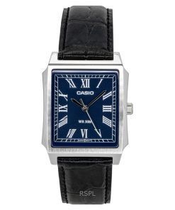 Casio Standard Analog Leather Strap Blue Dial Quartz MTP-B190L-2BV Men's Watch