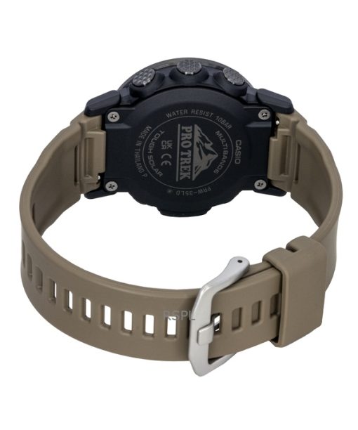 Casio Pro Trek Digital Bio-Based Resin Solar PRW-35LD-5 100M Men's Watch