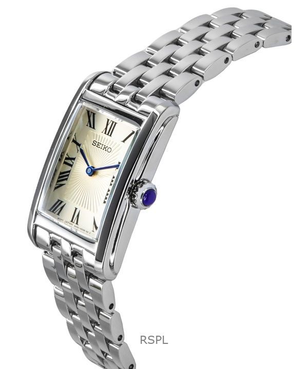 Seiko classic Stainless Steel White Dial Quartz SWR083P1 Women's Watch