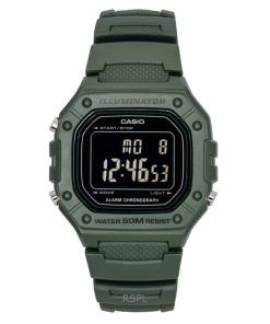 Casio Standard Digital Resin Strap Quartz W-218H-3BV Men's Watch