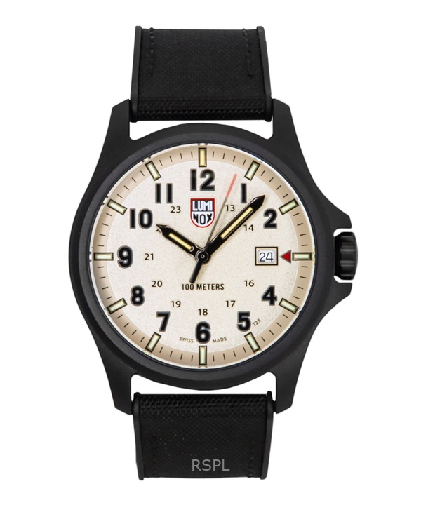 Luminox Atacama Field Black Rubber Strap Grey Dial Quartz XL.1971.SET 100M Men's Watch With Extra Strap