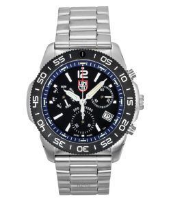 Luminox Pacific Diver Chronograph Stainless Steel Black Dial Quartz XS.3143.M 200M Men's Watch