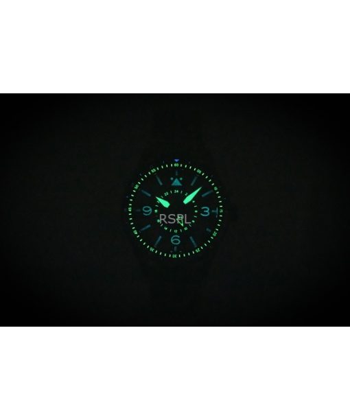 AVI-8 フライボーイ エアマスター GMT レザーストラップ グレーダイヤル 自動巻き AV-4128-05 メンズ腕時計