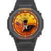 カシオ G-Shock アナログデジタル 樹脂ストラップ オレンジダイヤル クォーツ GA-2100FLS-8A4 200M メンズ腕時計
