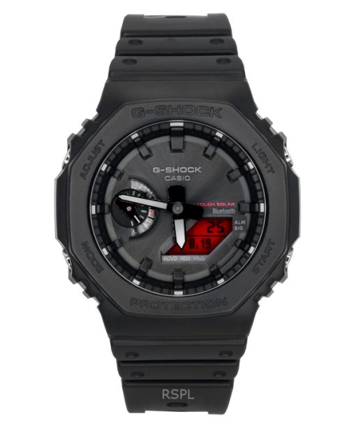 カシオ G-Shock アナログデジタル スマートフォンリンク バイオベース樹脂ストラップ ブラックダイアル ソーラー GA-B2100BBR-1A 200M メンズ腕時計