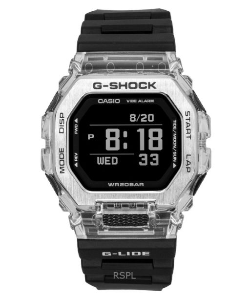 カシオ G-Shock G-LIDE デジタル スマートフォンリンク 樹脂ストラップ クォーツ GBX-100S-1 200M ユニセックスウォッチ