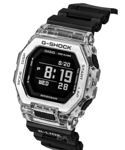 カシオ G-Shock G-LIDE デジタル スマートフォンリンク 樹脂ストラップ クォーツ GBX-100S-1 200M ユニセックスウォッチ