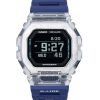 カシオ G-Shock G-LIDE デジタル スマートフォンリンク ブルー 樹脂ストラップ クォーツ GBX-100S-2 200M ユニセックスウォッチ