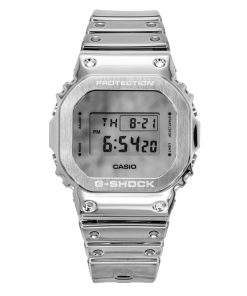 カシオ G-Shock G-Steel ファインメタリック デジタル シリコンストラップ クォーツ GM-5600YM-8A8 200M メンズ腕時計