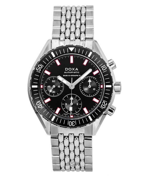 ドクサ サブ200 C-グラフ II シャークハンター ブラックダイヤル 自動巻き ダイバーズウォッチ 797.10.101.10 200M メンズウォッチ エクストラストラップ付き