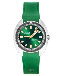 Doxa SUB 200T シーエメラルド ラバーストラップ グリーンダイヤル 自動巻き ダイバーズウォッチ 804.10.131S.26 200M メンズウォッチ エクストラストラップ付き