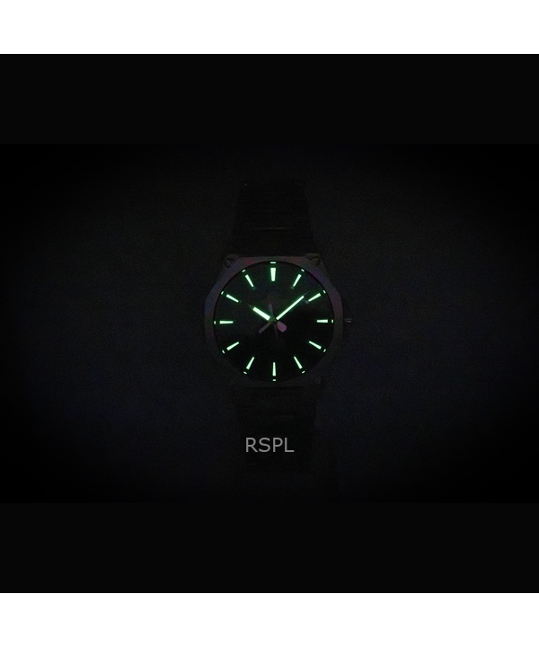 カシオ エディフィス アナログ ステンレススチール グリーンダイヤル クォーツ EFR-S108DE-3AV 100M メンズ腕時計