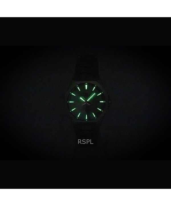 カシオ エディフィス アナログ ステンレススチール シルバーダイヤル クォーツ EFR-S108DE-8AV 100M メンズ腕時計