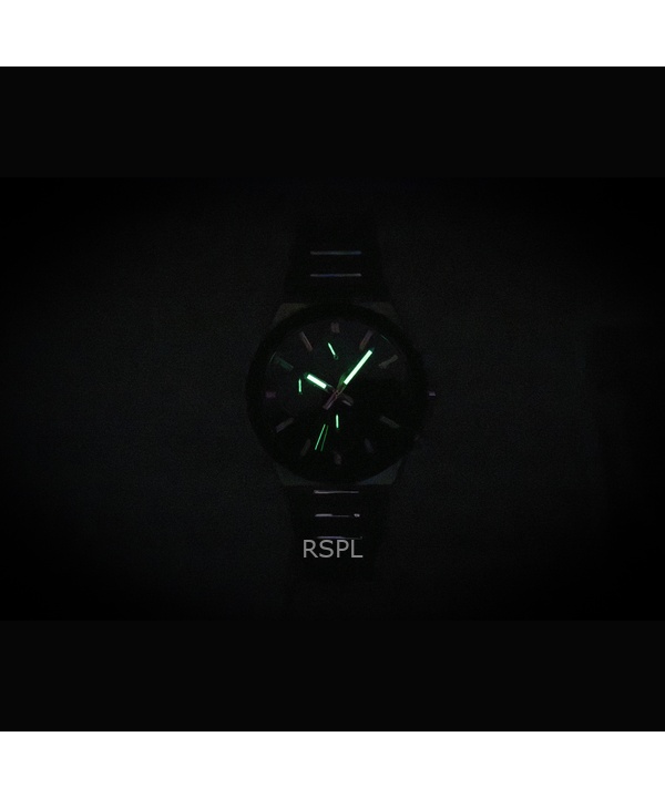 カシオ エディフィス アナログ クロノグラフ ステンレススチール ブルーダイヤル ソーラー EFS-S650D-2A 100M メンズ腕時計