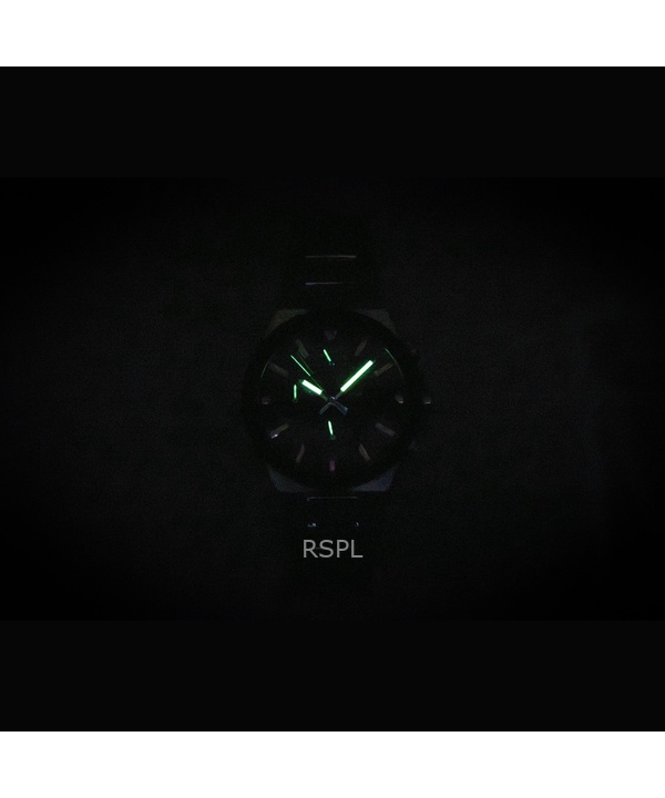 カシオ エディフィス アナログ クロノグラフ ステンレススチール グリーンダイヤル ソーラー EFS-S650D-3A 100M メンズ腕時計