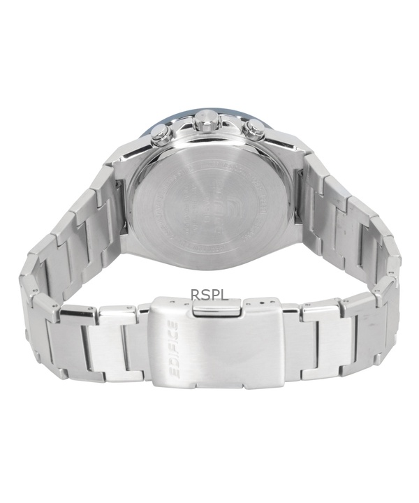 カシオ エディフィス アナログ クロノグラフ ステンレススチール グリーンダイヤル ソーラー EFS-S650D-3A 100M メンズ腕時計