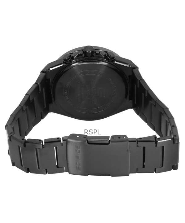 カシオ エディフィス アナログ クロノグラフ ステンレススチール ブラックダイヤル ソーラー EFS-S650DC-1A 100M メンズ腕時計