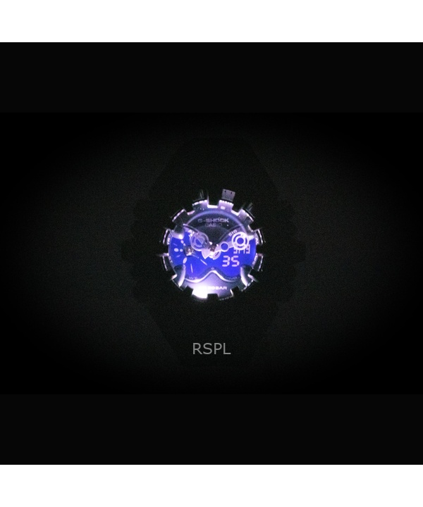 カシオ G-Shock アナログデジタル 樹脂ストラップ ブラックダイヤル クォーツ GA-V01-1A 200M メンズ腕時計