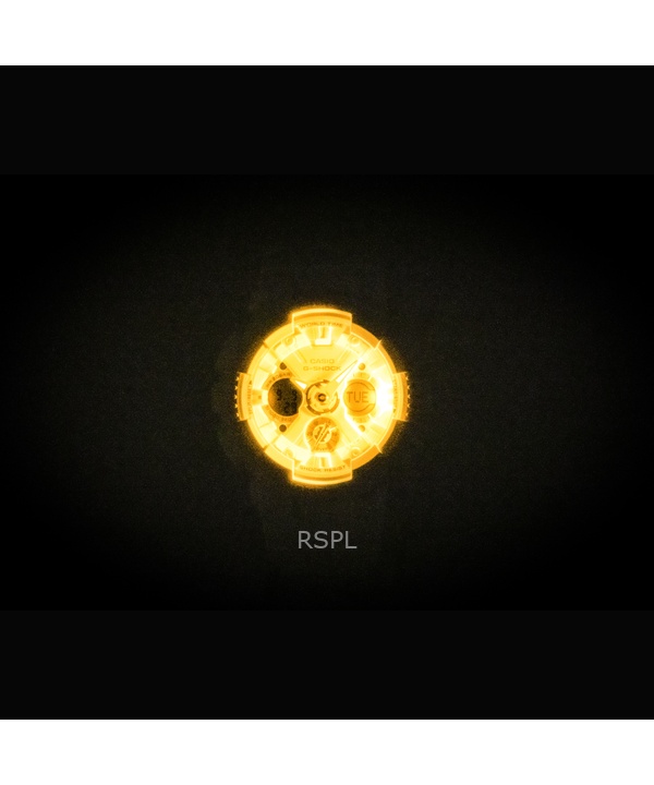 カシオ G-Shock アナログデジタル バイオベース樹脂 ホワイトダイヤル クォーツ GMA-S120SA-7A1 200M レディース腕時計