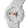 カシオ G-Shock アナログデジタル バイオベース樹脂 ホワイトダイヤル クォーツ GMA-S120SA-7A1 200M レディース腕時計