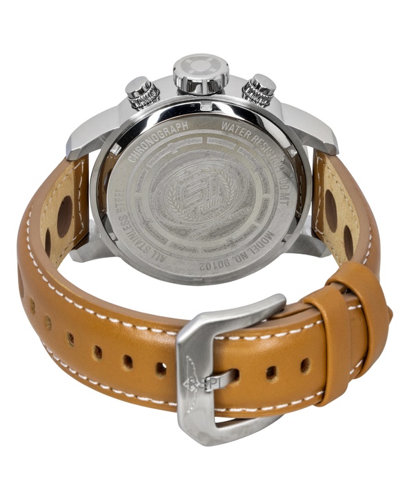 インビクタ S1 ラリー ザガー 限定クロノグラフ レザーストラップ クォーツ 90102 100M メンズ腕時計