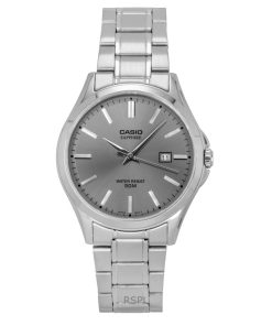 カシオ スタンダード アナログ ステンレススチール グレーダイヤル クォーツ MTS-115D-8AV メンズ腕時計