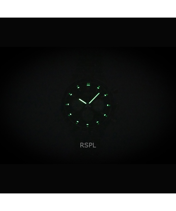 セイコー クロノグラフ ステンレススチール ブルーダイヤル クォーツ SSB477P1 メンズ腕時計