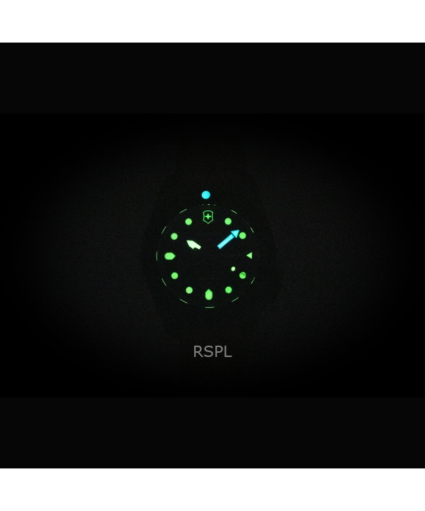 ビクトリノックス ダイブプロ ラバーストラップ マットブラックダイヤル 自動巻き ダイバーズ 241996 300M メンズ腕時計